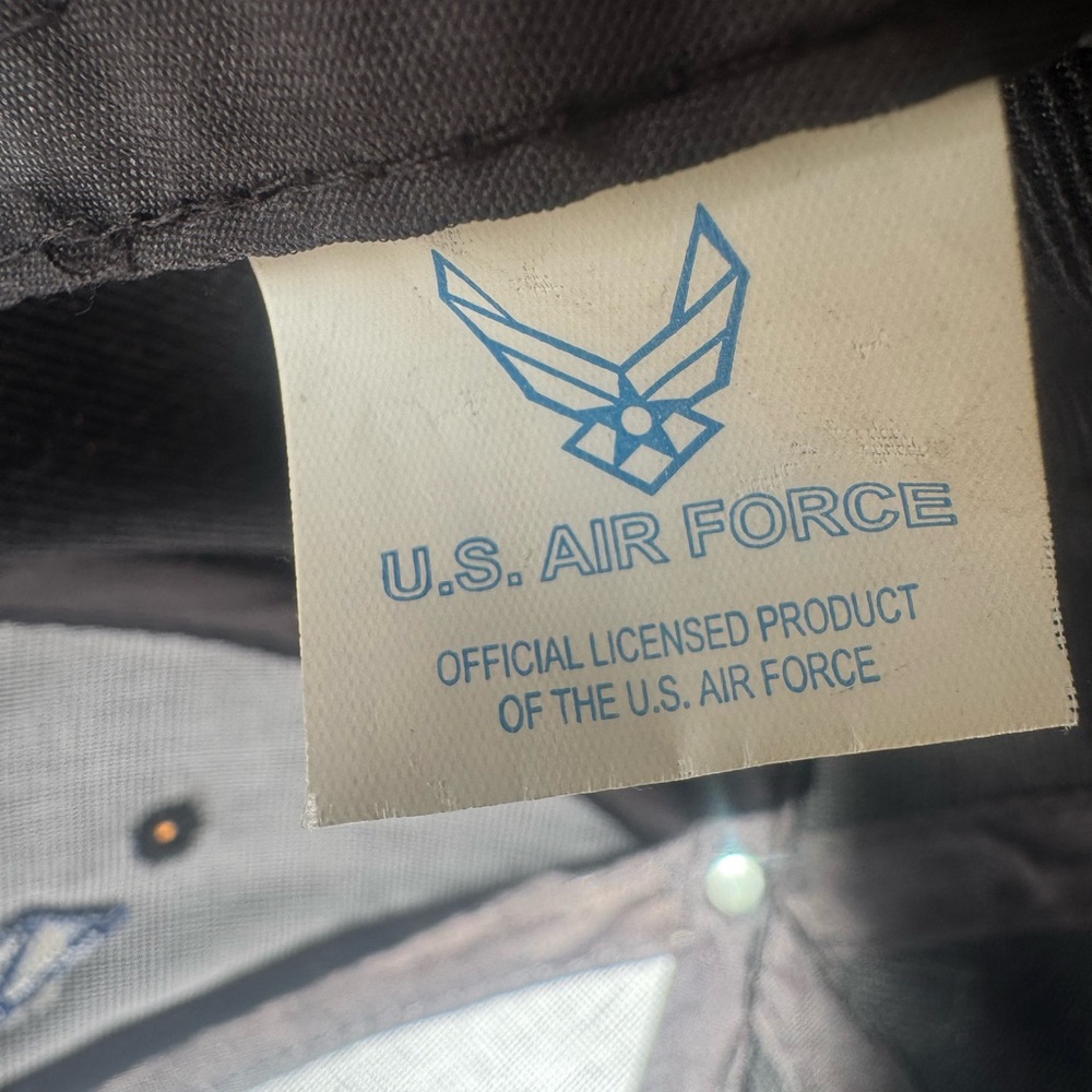 U.S. Air Force Served With Pride Hat Black Adjustable Military Cap USAF - Picture 8 of 9